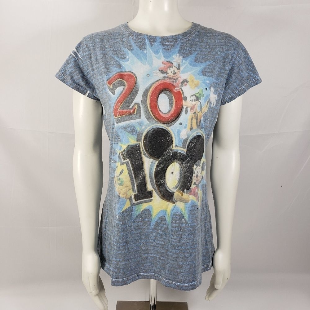 2010 Disneyland graphic t shirt sz L